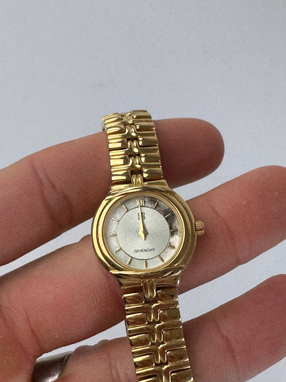 Vintage Givenchy Gold-Tone Ladies Watch For Parts or Repair