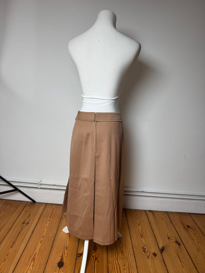 Vintage Celine Paris Wool Skirt Brown M