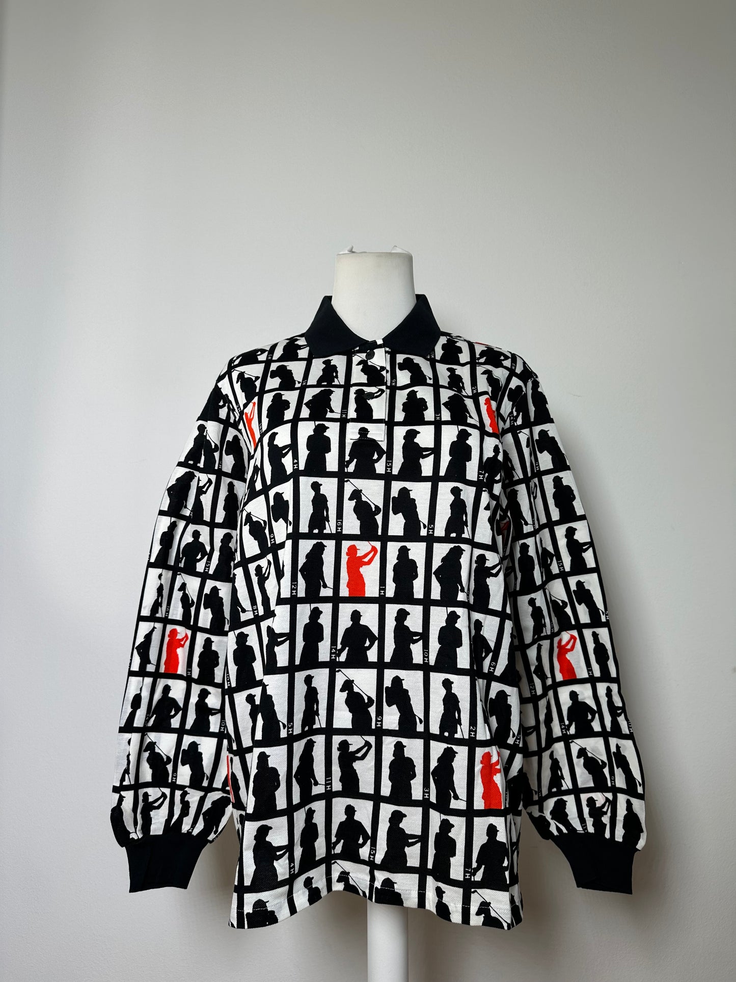 Vintage Dior Cotton Jacket Black White Red L