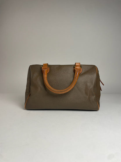 Vintage Courreges Leather Handbag Brown