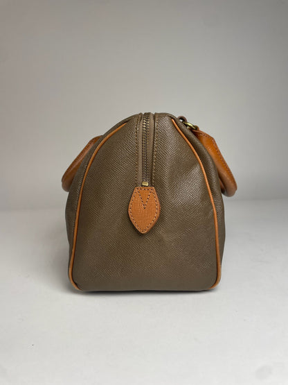 Vintage Courreges Leather Handbag Brown