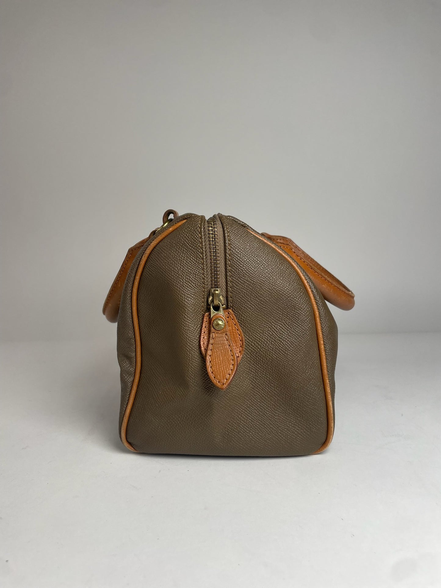 Vintage Courreges Leather Handbag Brown