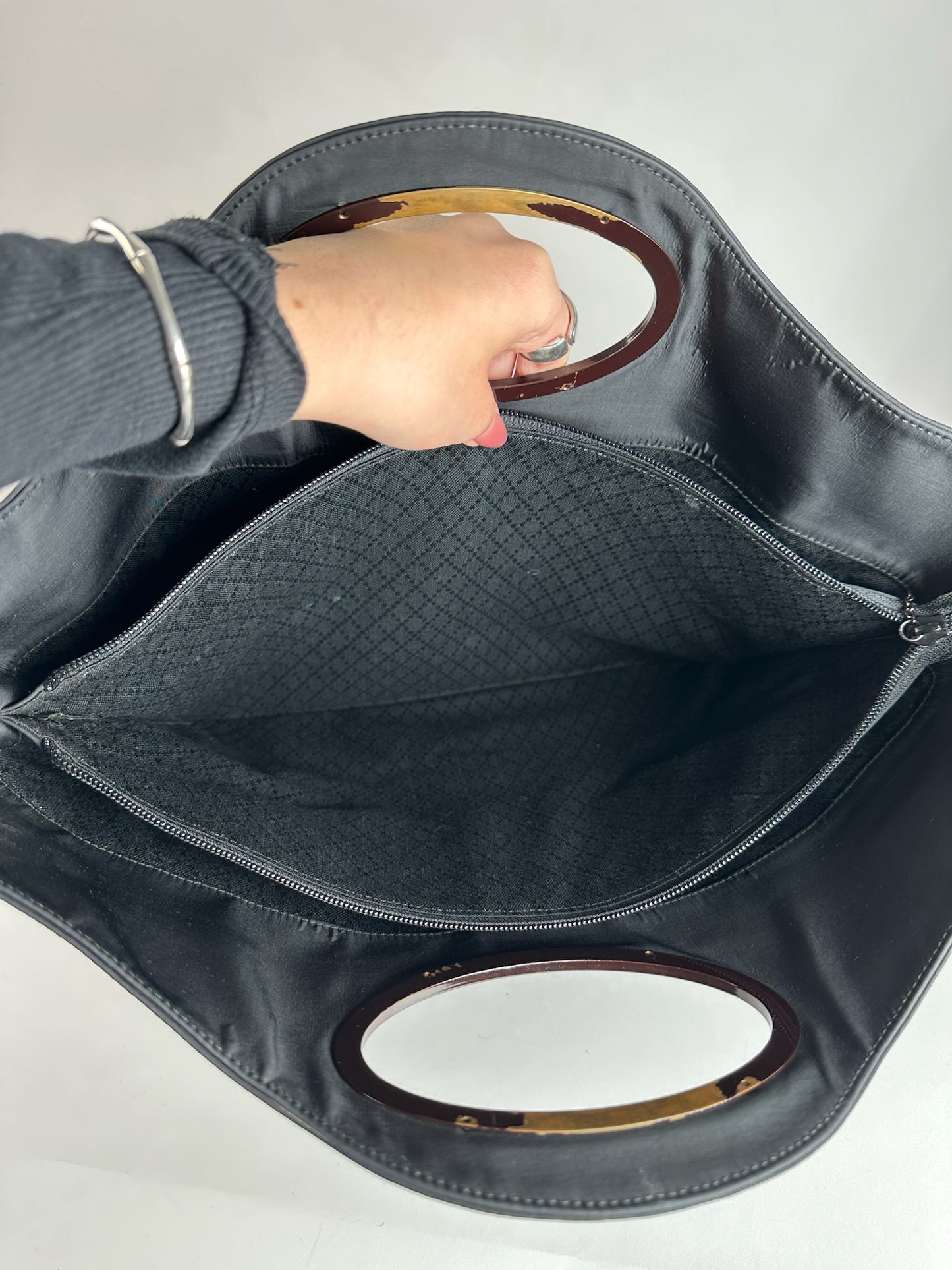 Vintage Gucci bucket bag black