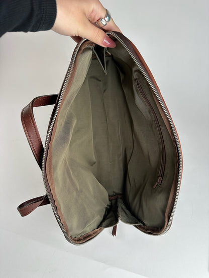 Vintage Yohji Yamamoto Leather bag brown