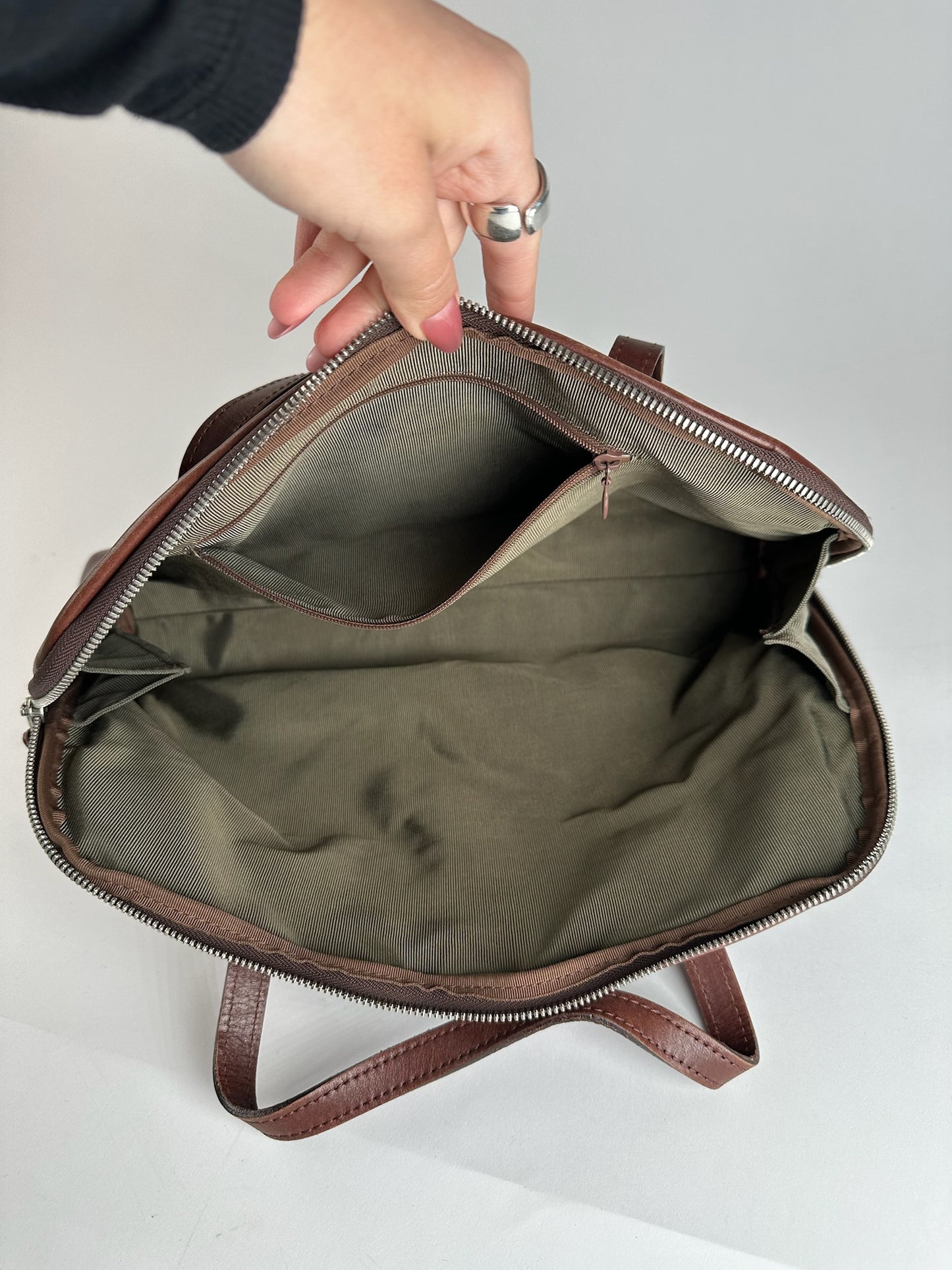 Vintage Yohji Yamamoto Leather bag brown