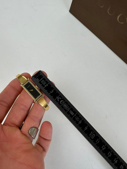 Vintage Gucci Gold-Tone Bangle Ladies Watch Model 1500L