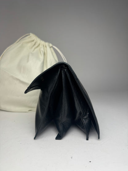 Vintage Loewe Madrid Leather Clutch black