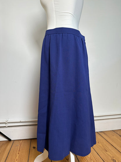 Vintage Chloe Wool Skirt Blue M