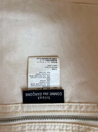 Vintage Comme des Garçons Synthetic Tote Bag Red White