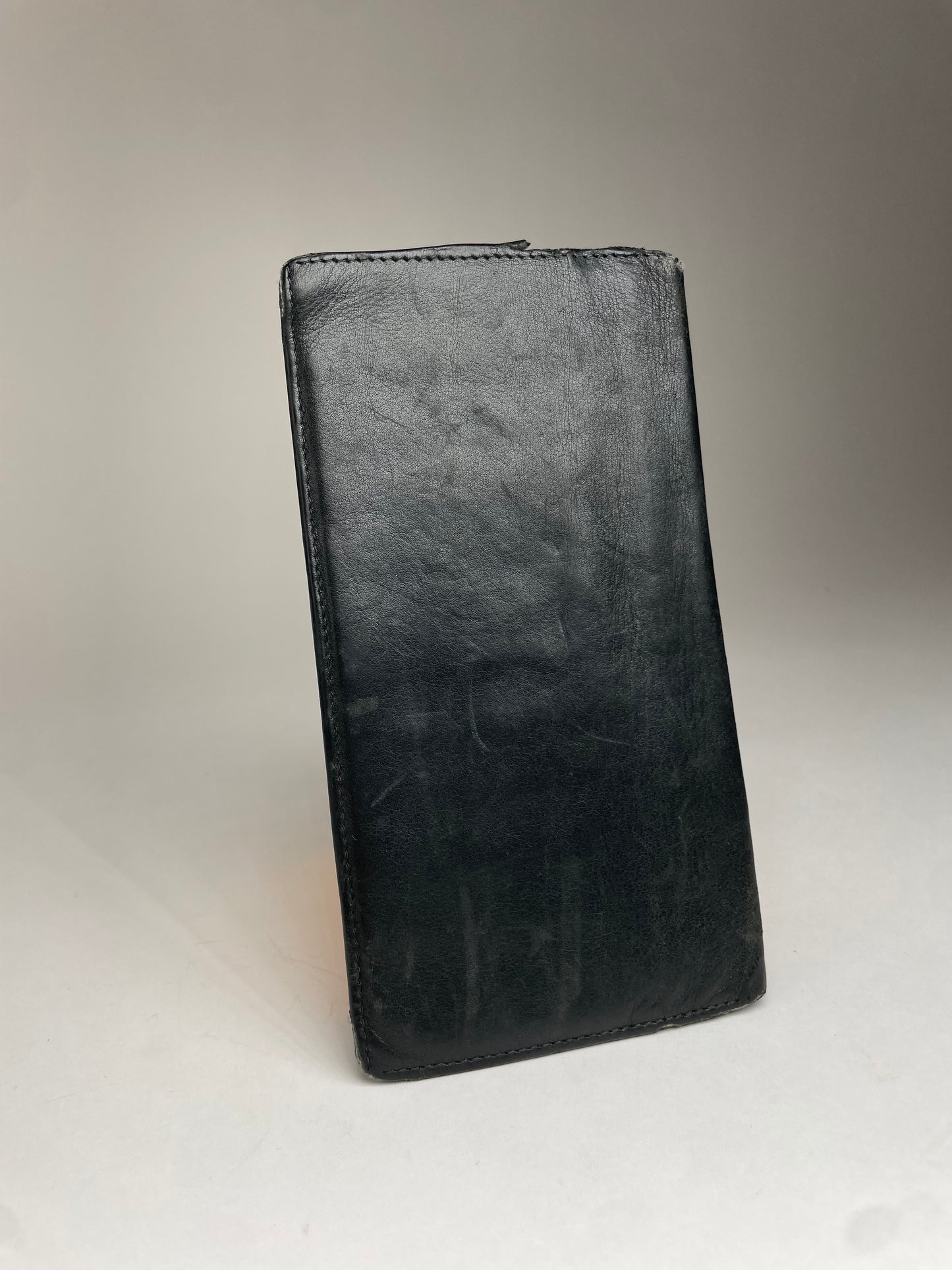 Vintage Celine Paris Leather ID Holder black
