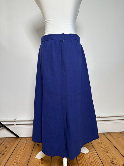 Vintage Chloe Wool Skirt Blue M