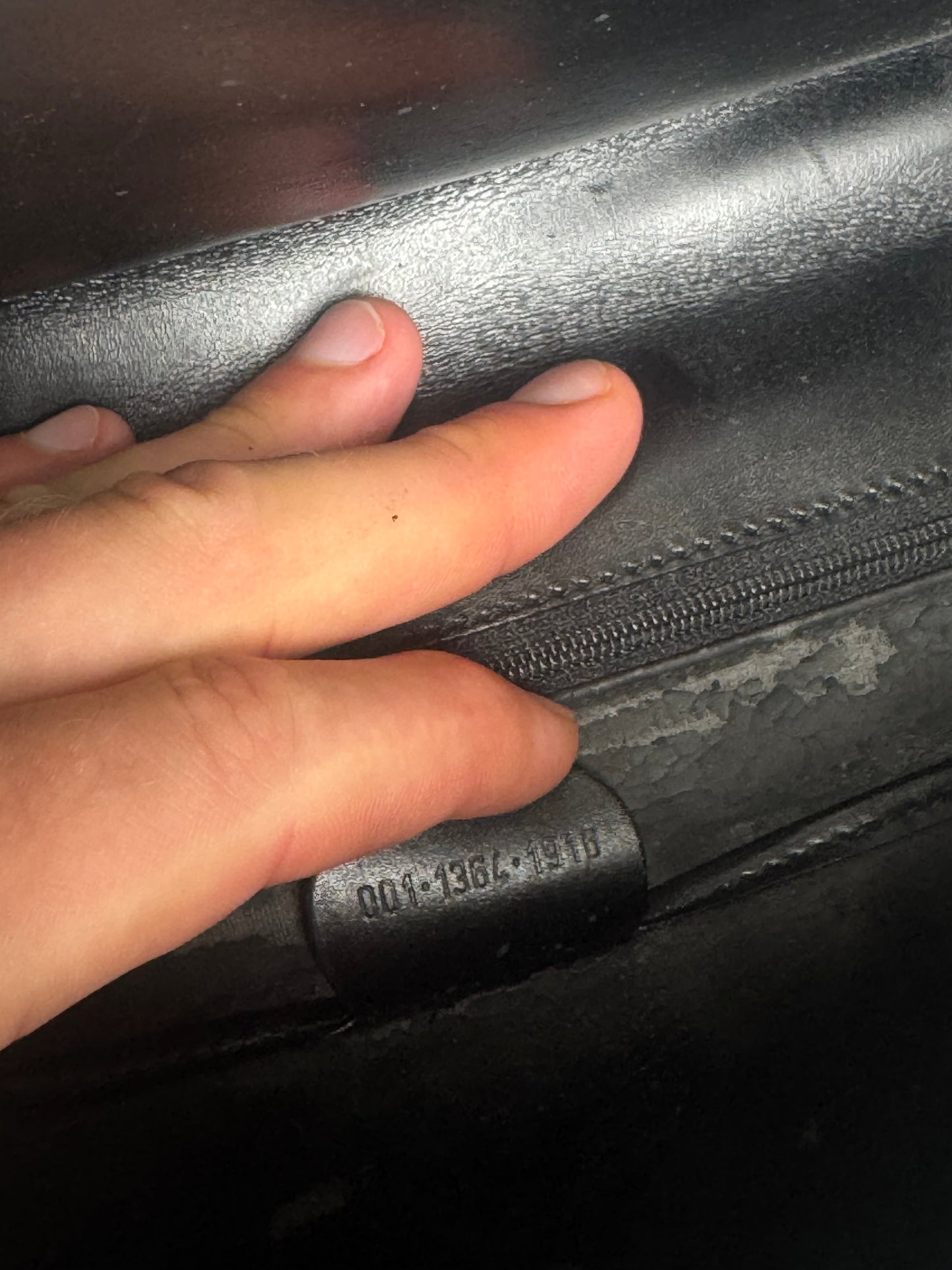 Sac Gucci vintage en cuir noir