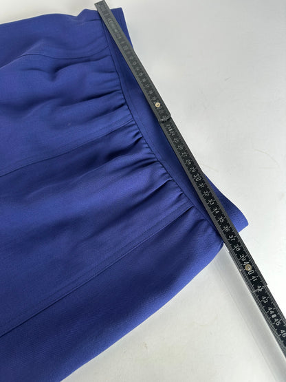 Vintage Chloe Wool Skirt Blue M