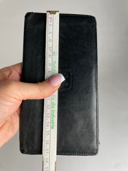 Vintage Celine Paris Leather ID Holder black