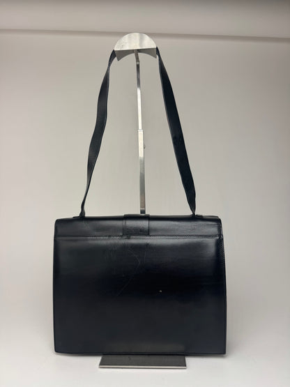Sac Gucci vintage en cuir noir
