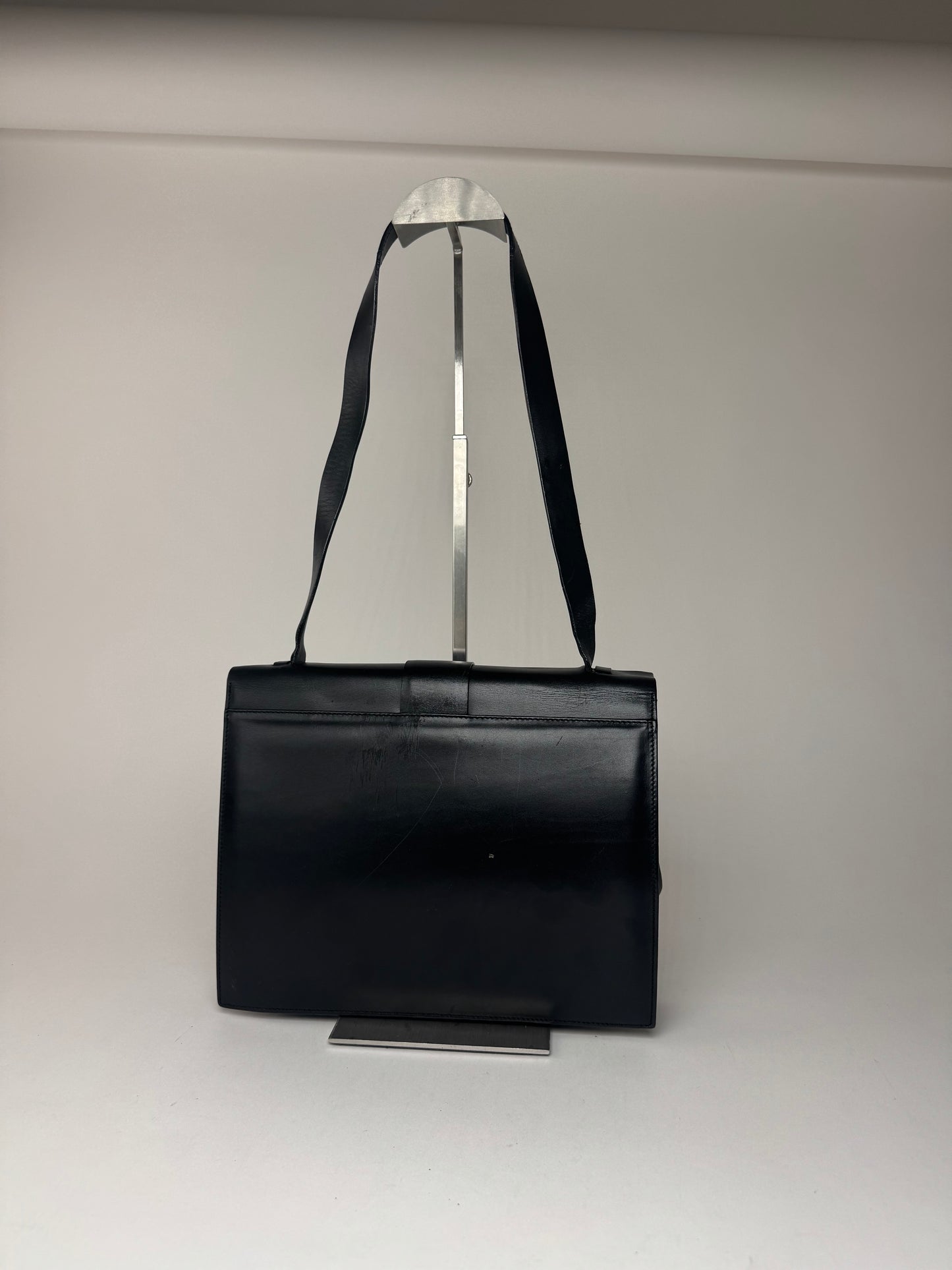 Sac Gucci vintage en cuir noir