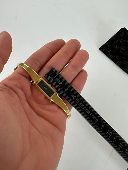 Vintage Gucci Gold-Tone Bangle Ladies Watch Model 1500L