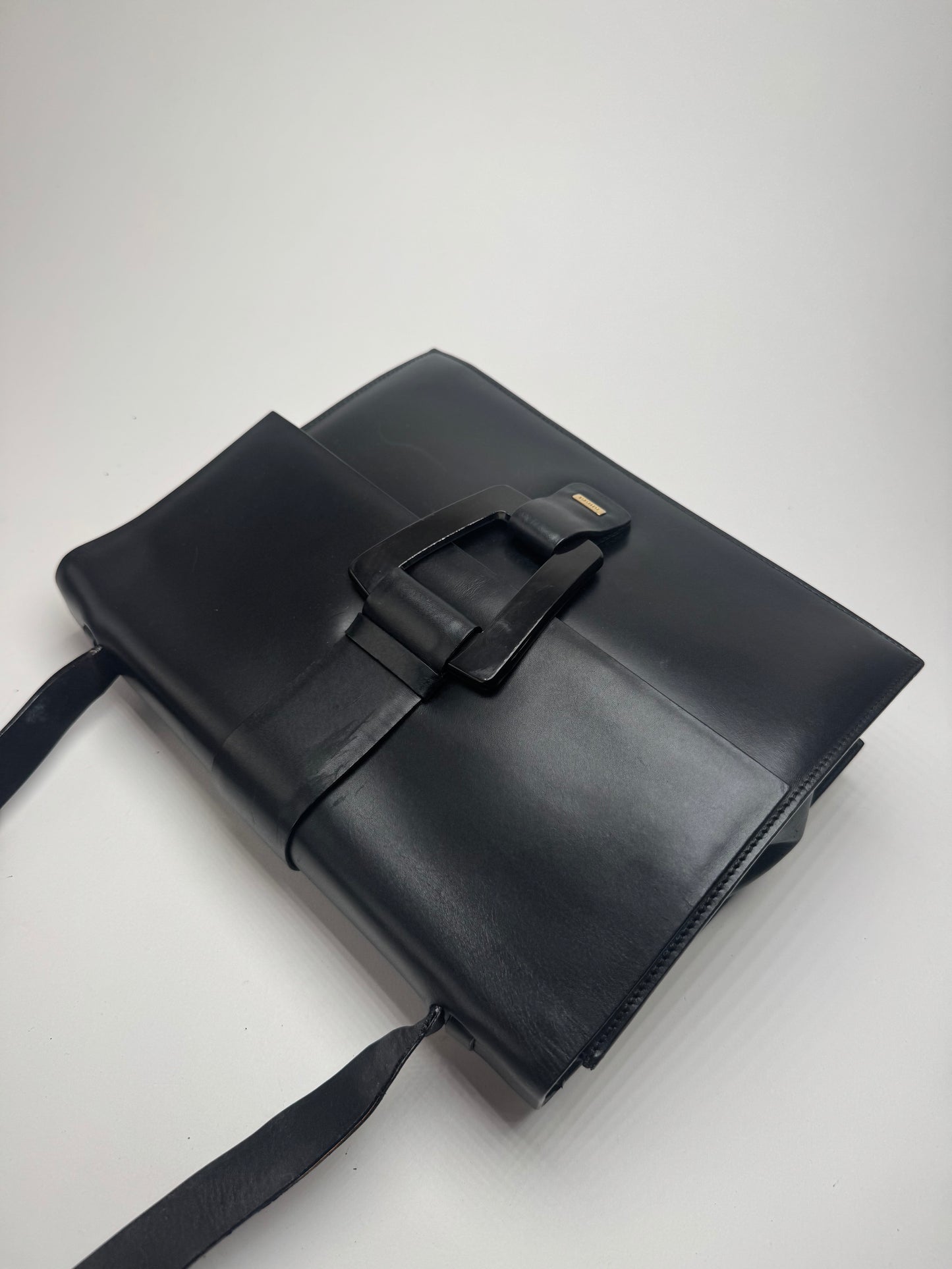 Sac Gucci vintage en cuir noir