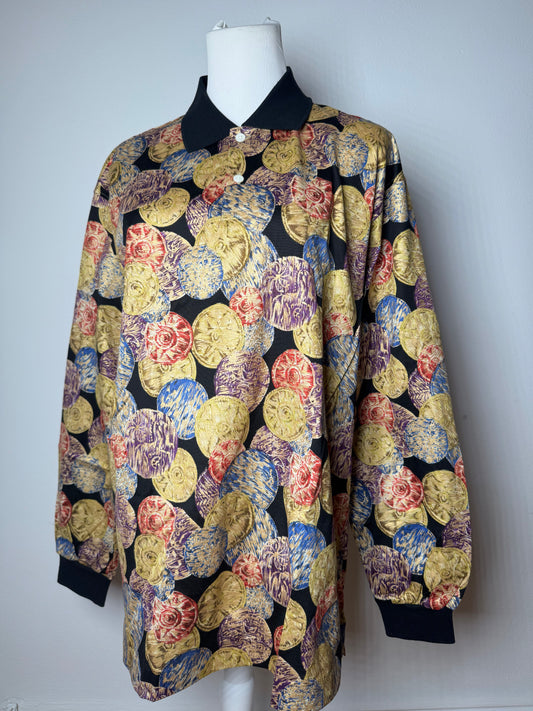 Vintage Kansai Yamamoto Multicolor Mens Shirt L