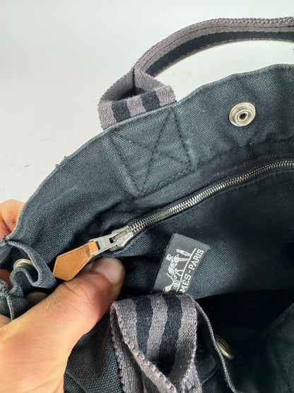 Vintage Hermes Mini Tote Bag black