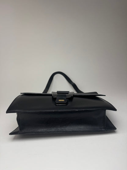 Sac Gucci vintage en cuir noir