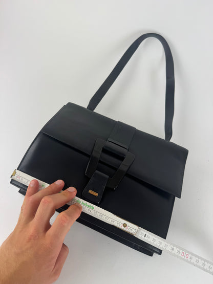 Sac Gucci vintage en cuir noir