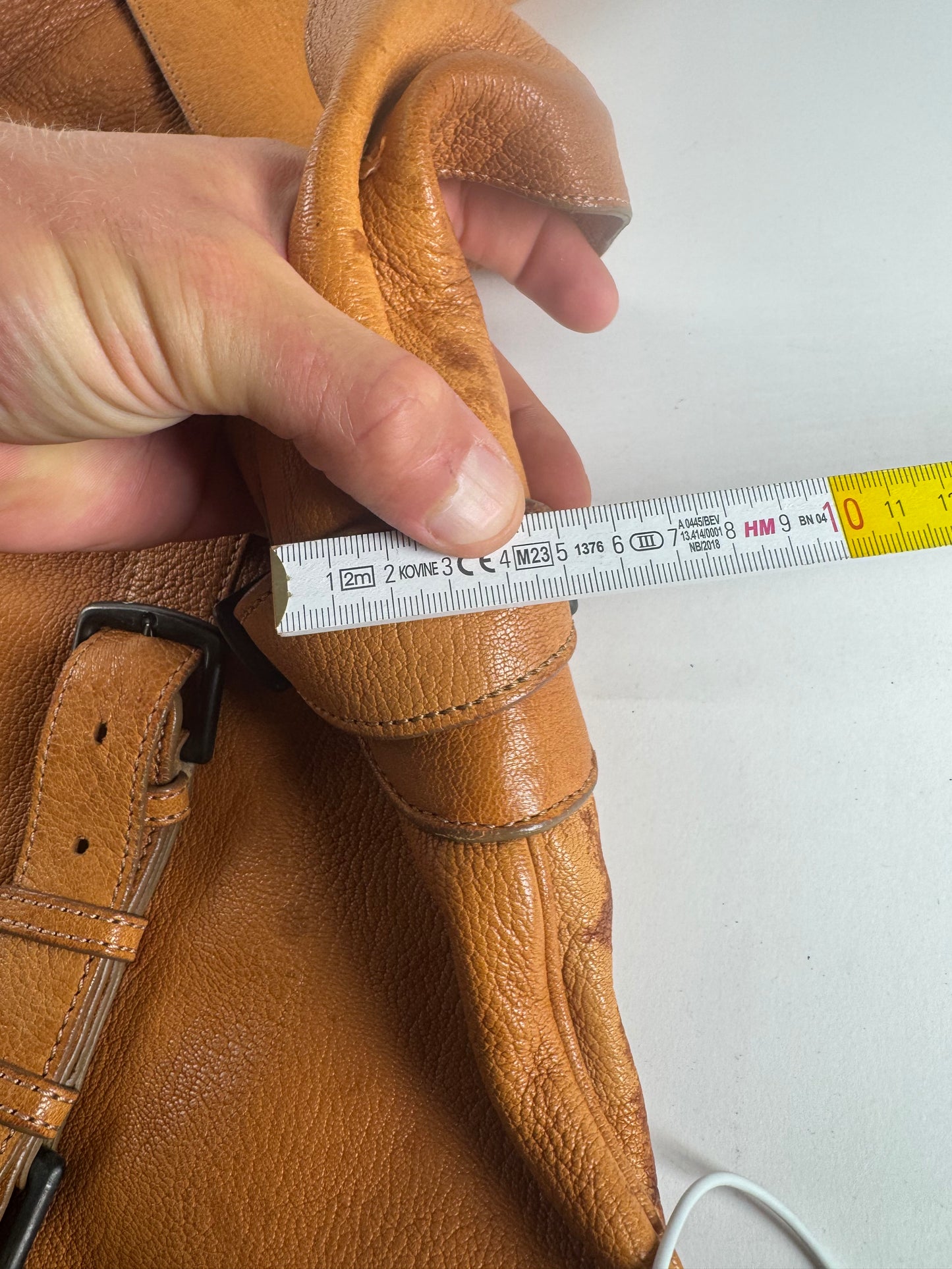 Vintage Marni Leather Shoulder bag Brown Orange