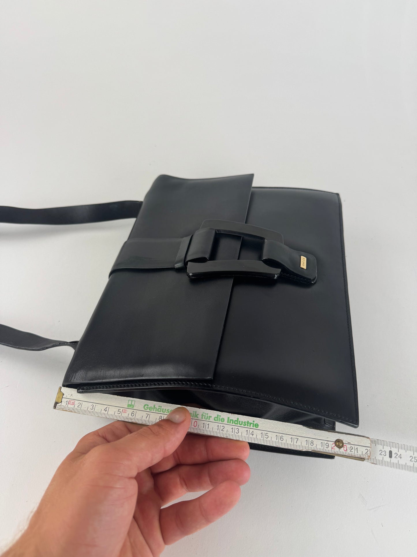 Sac Gucci vintage en cuir noir