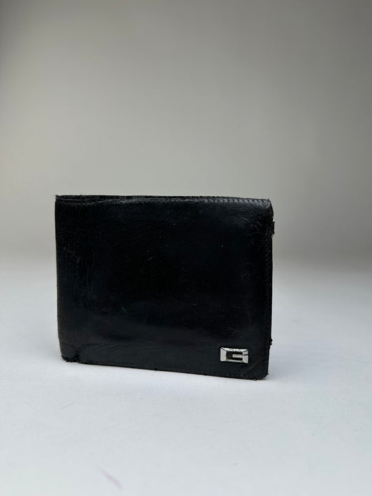 Vintage Gucci Leather Bifold Wallet Black