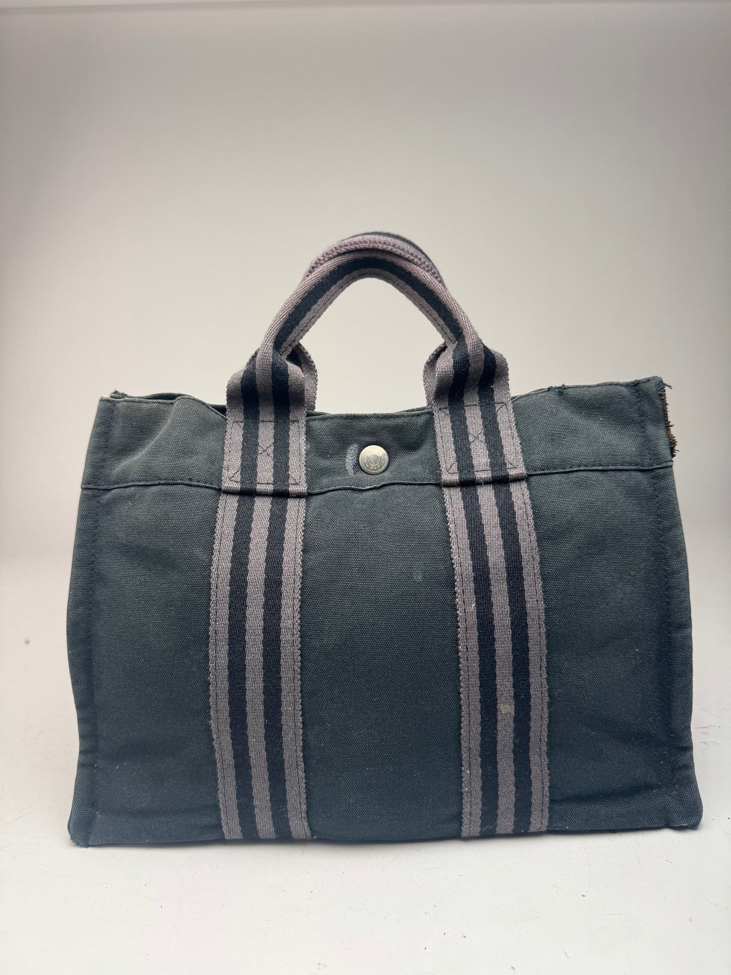 Vintage Hermes Mini Tote Bag black