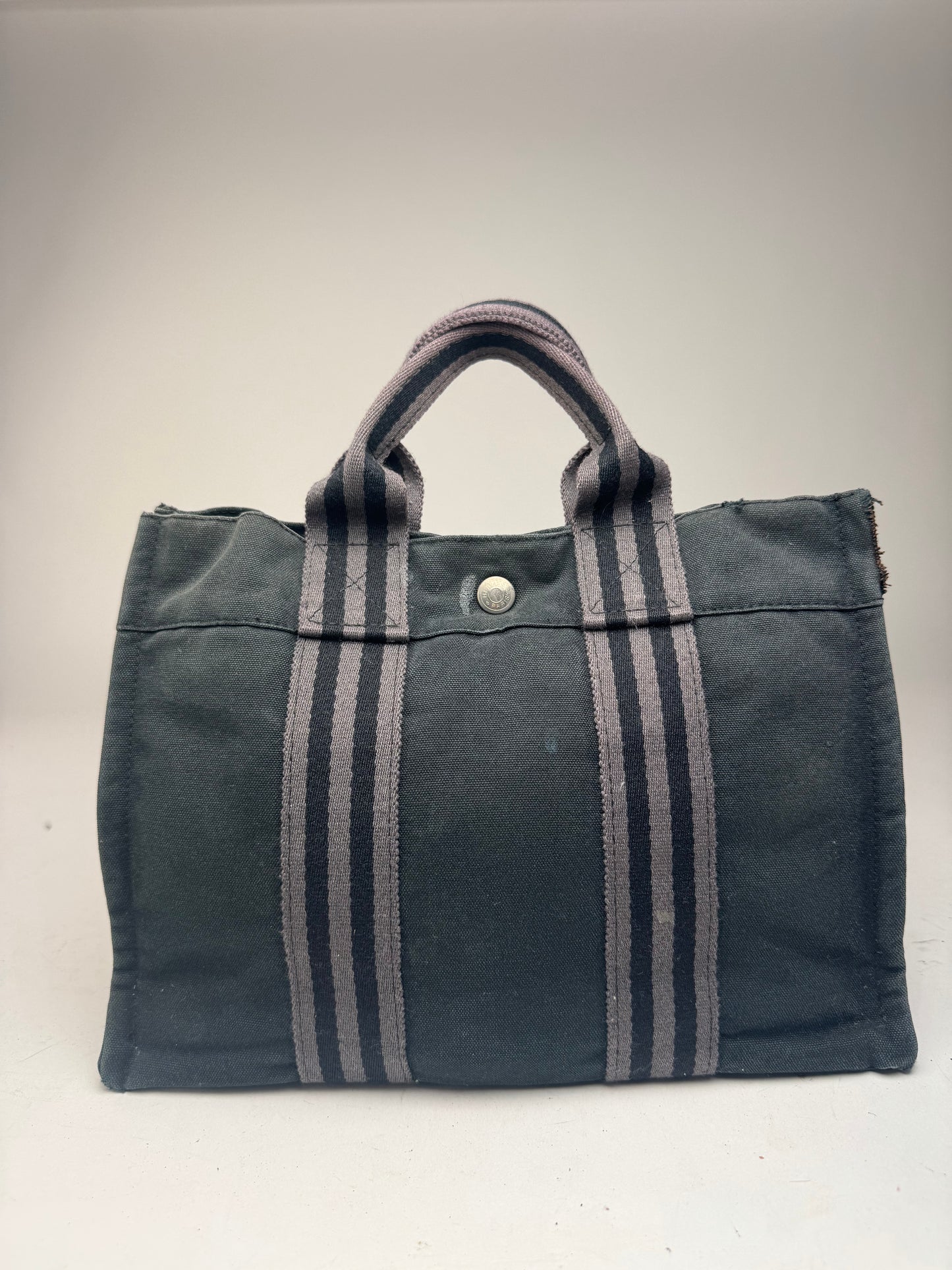 Vintage Hermes Mini Tote Bag black