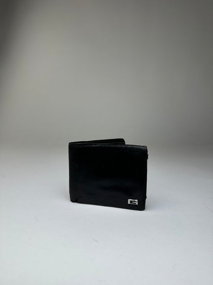 Vintage Gucci Leather Bifold Wallet Black