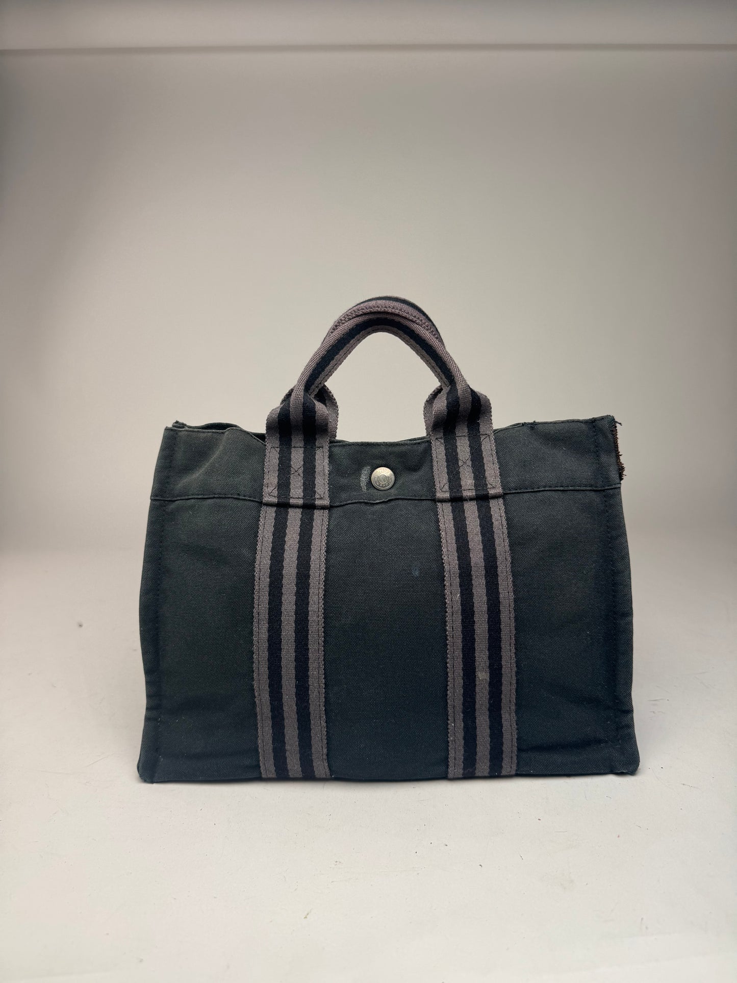 Vintage Hermes Mini Tote Bag black