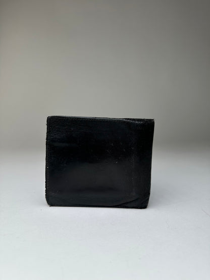Vintage Gucci Leather Bifold Wallet Black