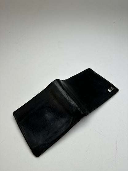 Vintage Gucci Leather Bifold Wallet Black