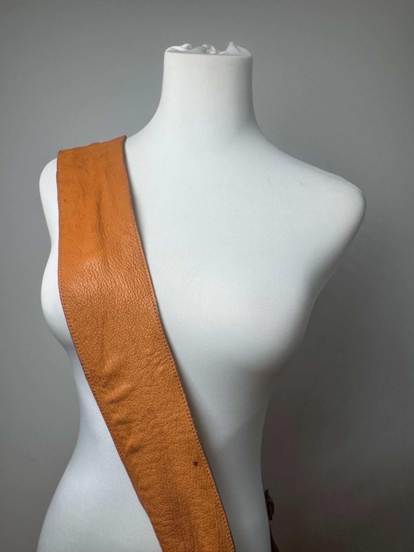 Vintage Marni Leather Shoulder bag Brown Orange