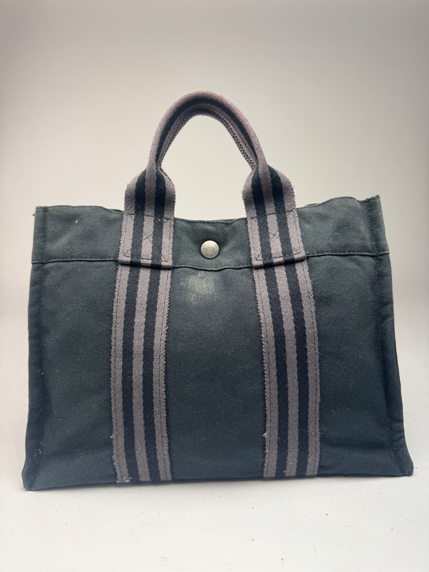 Vintage Hermes Mini Tote Bag black