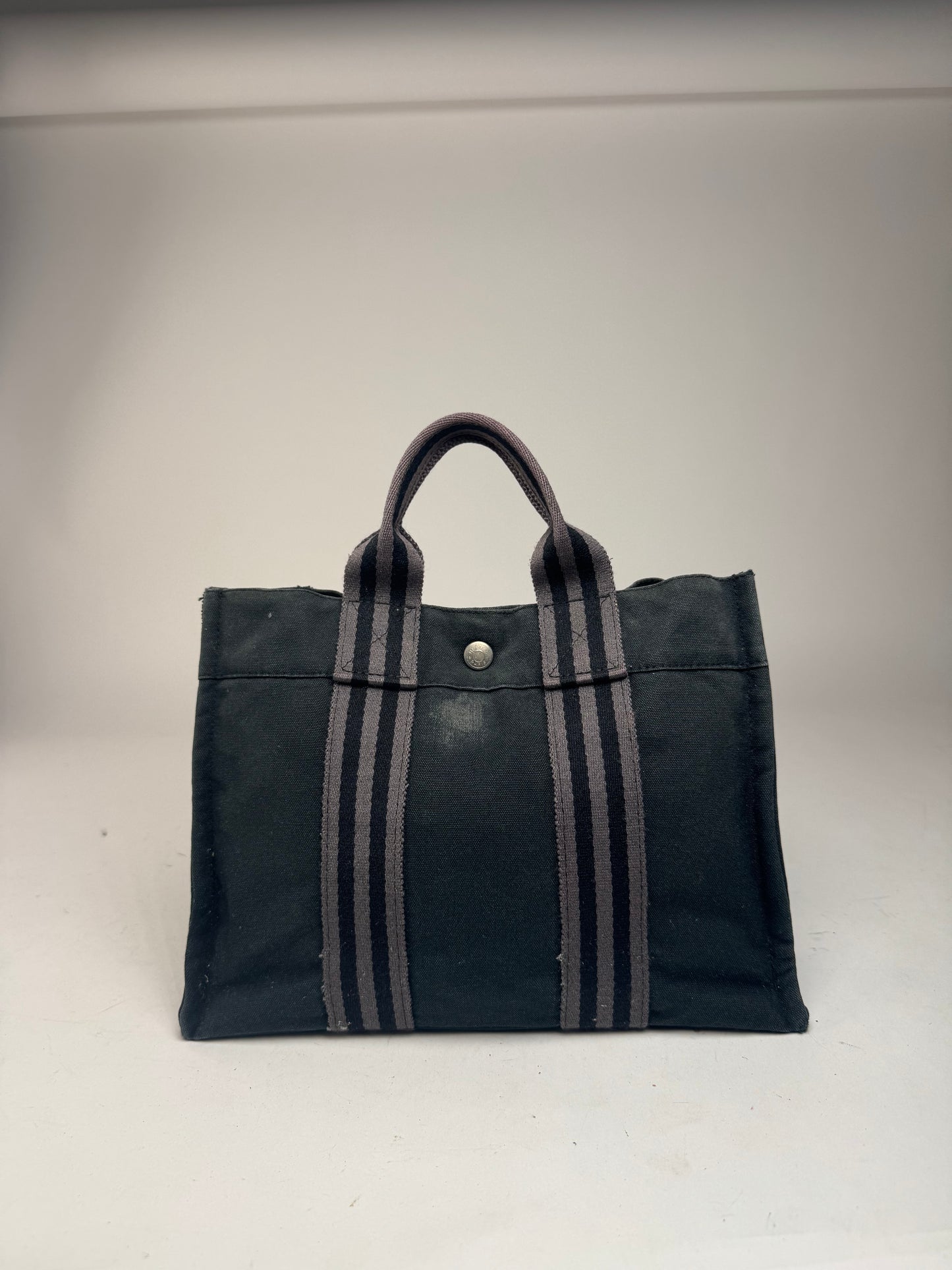 Vintage Hermes Mini Tote Bag black