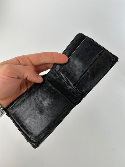 Vintage Gucci Leather Bifold Wallet Black