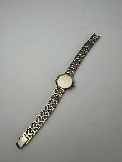 Vintage Yves Saint Laurent Two-Tone Octagonal Ladies Watch