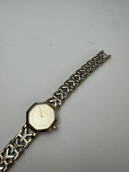 Vintage Yves Saint Laurent Two-Tone Octagonal Ladies Watch