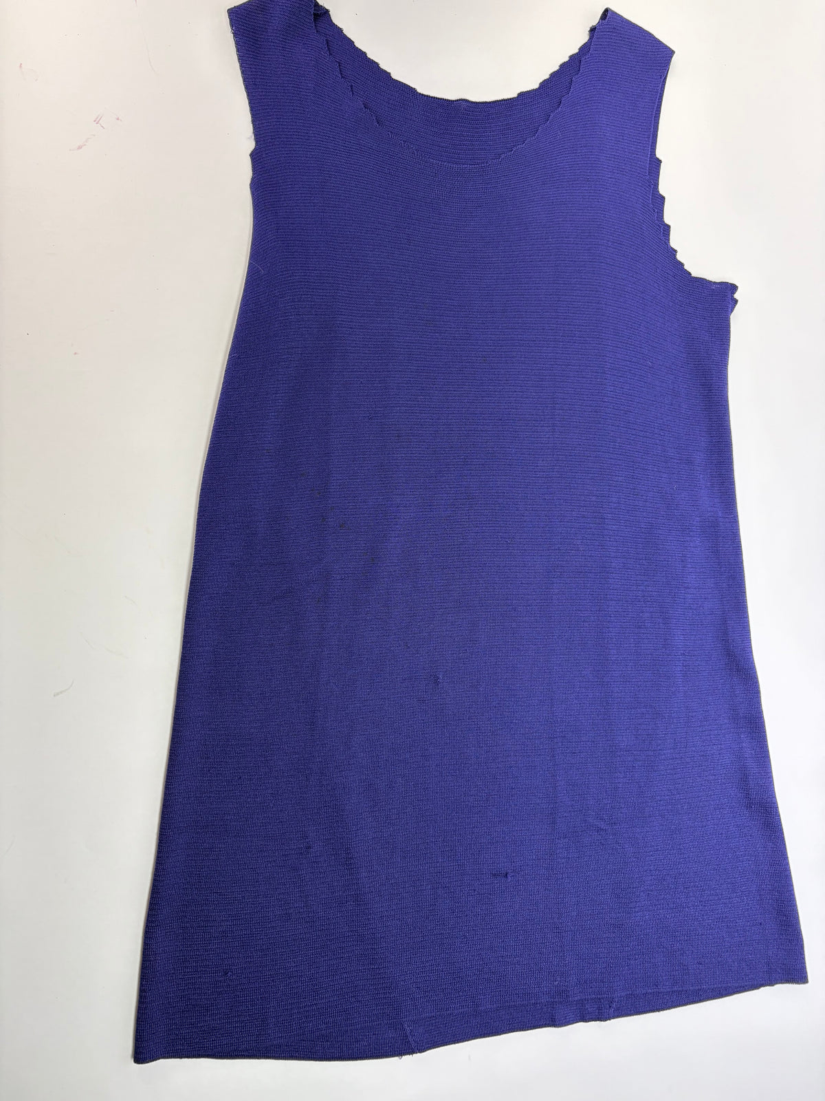 Vintage Issey Miyake Sleeveless Dress Purple S