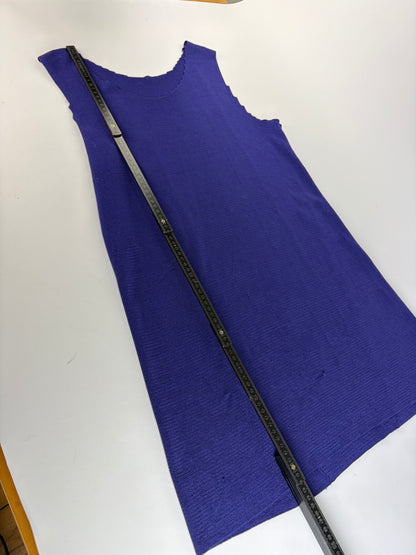 Vintage Issey Miyake Sleeveless Dress Purple S
