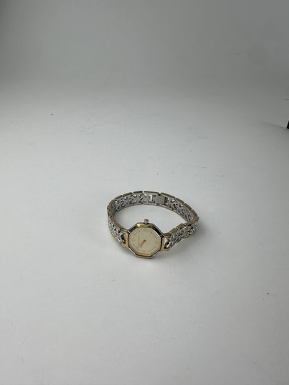 Vintage Yves Saint Laurent Two-Tone Octagonal Ladies Watch