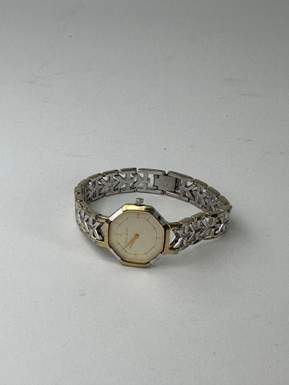 Vintage Yves Saint Laurent Two-Tone Octagonal Ladies Watch