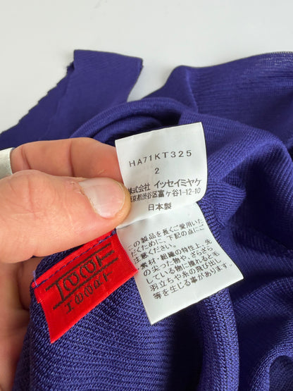 Vintage Issey Miyake Sleeveless Dress Purple S