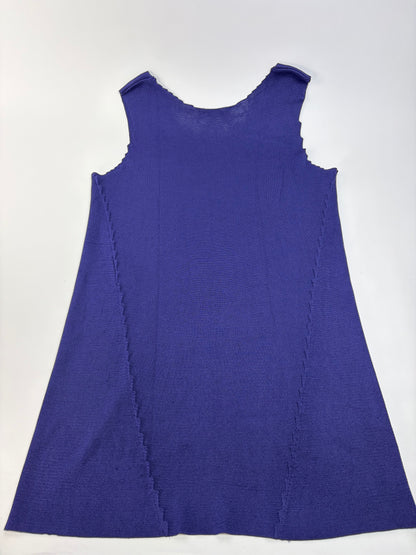 Vintage Issey Miyake Sleeveless Dress Purple S