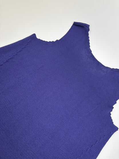 Vintage Issey Miyake Sleeveless Dress Purple S