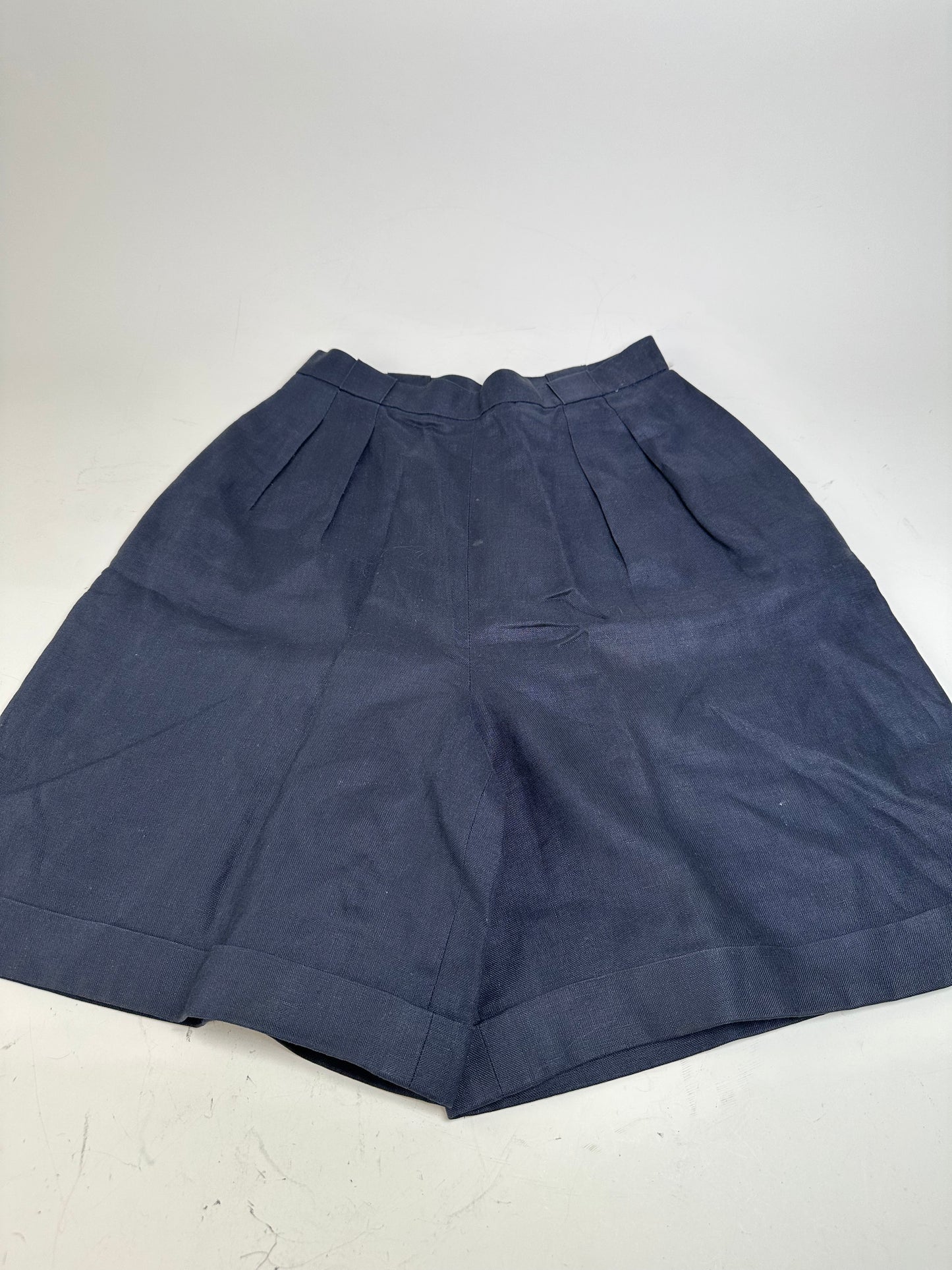 Vintage Dior Cotton Shorts Navy Blue S