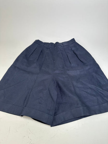 Vintage Dior Cotton Shorts Navy Blue S